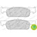 Brake Pad Set, disc brake PREMIER ECO FRICTION FDB4615 Ferodo, Thumbnail 4