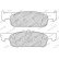 Brake Pad Set, disc brake PREMIER ECO FRICTION FDB4615 Ferodo, Thumbnail 4