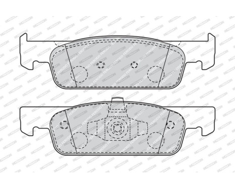Brake Pad Set, disc brake PREMIER ECO FRICTION FDB4615 Ferodo, Image 3