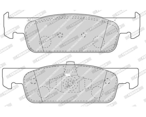 Brake Pad Set, disc brake PREMIER ECO FRICTION FDB4615 Ferodo, Image 4