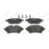 Brake Pad Set, disc brake PREMIER ECO FRICTION FDB4617 Ferodo, Thumbnail 2