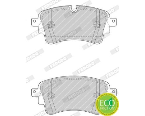 Brake Pad Set, disc brake PREMIER ECO FRICTION FDB4617 Ferodo, Image 3