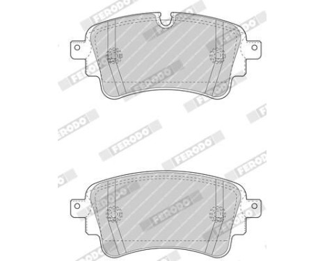 Brake Pad Set, disc brake PREMIER ECO FRICTION FDB4617 Ferodo, Image 3