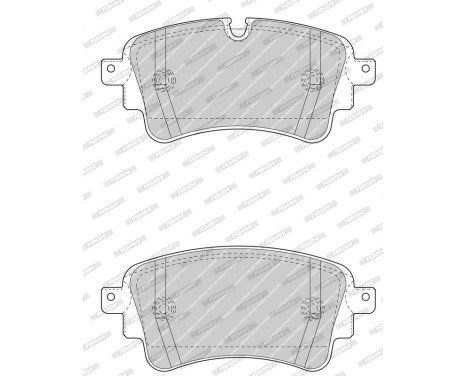 Brake Pad Set, disc brake PREMIER ECO FRICTION FDB4617 Ferodo, Image 3
