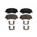 Brake Pad Set, disc brake PREMIER ECO FRICTION FDB4623 Ferodo