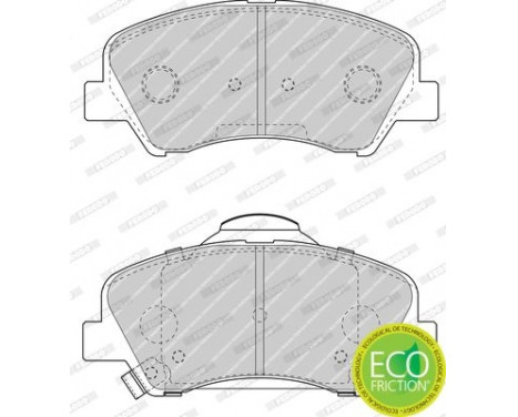 Brake Pad Set, disc brake PREMIER ECO FRICTION FDB4623 Ferodo, Image 3