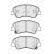Brake Pad Set, disc brake PREMIER ECO FRICTION FDB4623 Ferodo, Thumbnail 3