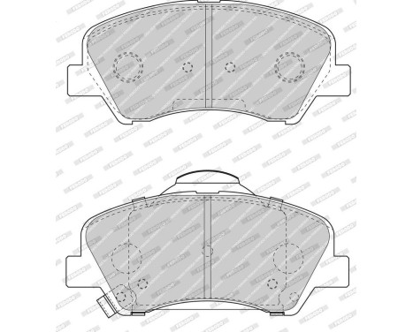 Brake Pad Set, disc brake PREMIER ECO FRICTION FDB4623 Ferodo, Image 4