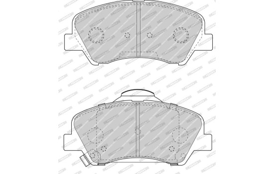 Brake Pad Set, disc brake PREMIER ECO FRICTION FDB4623 Ferodo, Image 4