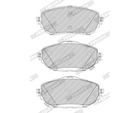 Brake Pad Set, disc brake PREMIER ECO FRICTION FDB4648 Ferodo, Image 4