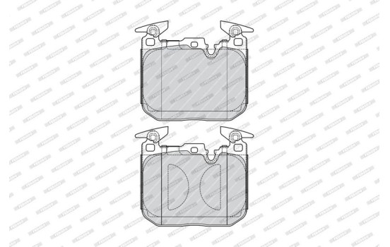 Brake Pad Set, disc brake PREMIER ECO FRICTION FDB4662 Ferodo, Image 5