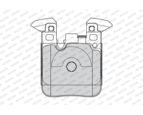 Brake Pad Set, disc brake PREMIER ECO FRICTION FDB4663 Ferodo, Image 5
