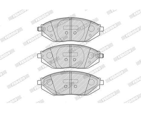 Brake Pad Set, disc brake PREMIER ECO FRICTION FDB4669 Ferodo, Image 3