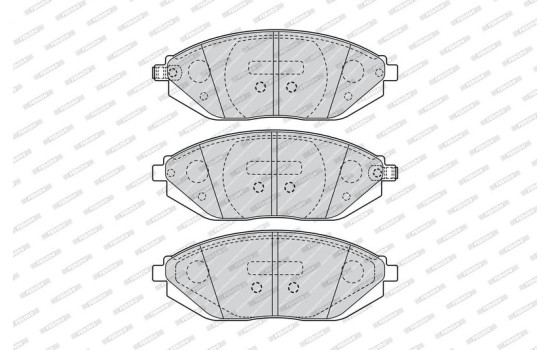 Brake Pad Set, disc brake PREMIER ECO FRICTION FDB4669 Ferodo, Image 3
