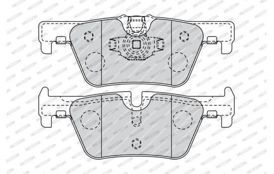 Brake Pad Set, disc brake PREMIER ECO FRICTION FDB4670 Ferodo, Image 5