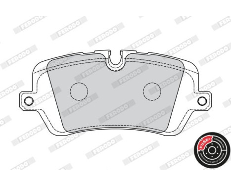 Brake Pad Set, disc brake PREMIER ECO FRICTION FDB4678 Ferodo, Image 5