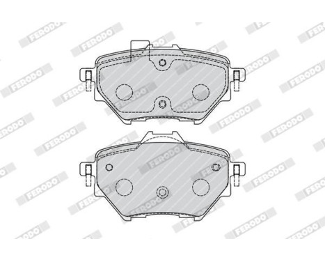 Brake Pad Set, disc brake PREMIER ECO FRICTION FDB4680 Ferodo, Image 3