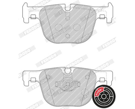 Brake Pad Set, disc brake PREMIER ECO FRICTION FDB4687 Ferodo, Image 2