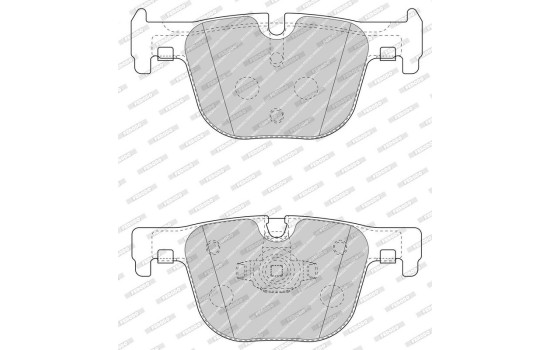 Brake Pad Set, disc brake PREMIER ECO FRICTION FDB4687 Ferodo, Image 5