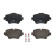 Brake Pad Set, disc brake PREMIER ECO FRICTION FDB4689 Ferodo