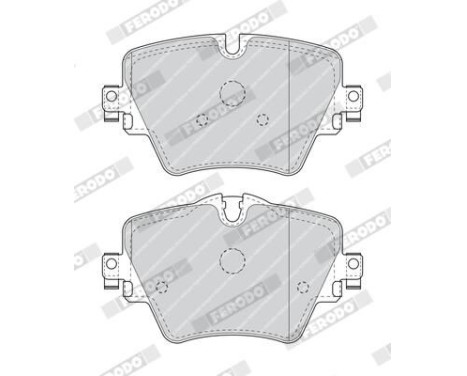 Brake Pad Set, disc brake PREMIER ECO FRICTION FDB4689 Ferodo, Image 3