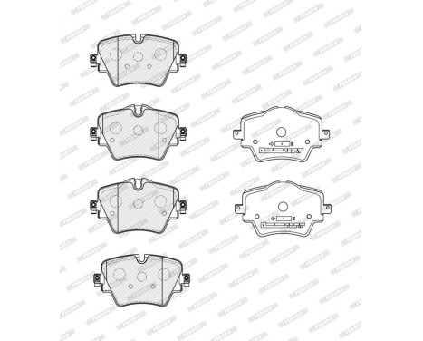 Brake Pad Set, disc brake PREMIER ECO FRICTION FDB4689 Ferodo, Image 3