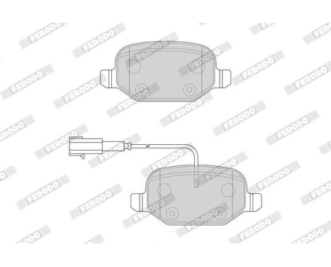 Brake Pad Set, disc brake PREMIER ECO FRICTION FDB4692 Ferodo, Image 3
