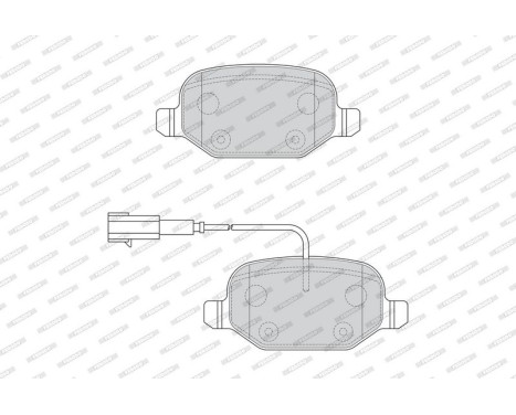Brake Pad Set, disc brake PREMIER ECO FRICTION FDB4692 Ferodo, Image 3