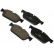 Brake Pad Set, disc brake PREMIER ECO FRICTION FDB4693 Ferodo