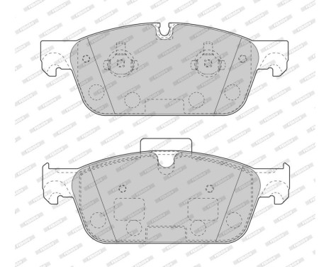 Brake Pad Set, disc brake PREMIER ECO FRICTION FDB4693 Ferodo, Image 5