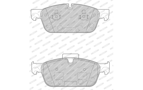 Brake Pad Set, disc brake PREMIER ECO FRICTION FDB4693 Ferodo, Image 6