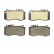 Brake Pad Set, disc brake PREMIER ECO FRICTION FDB4694 Ferodo