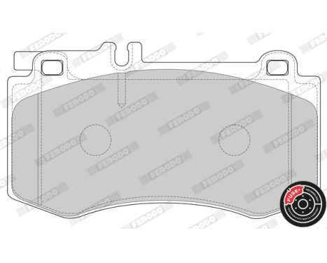 Brake Pad Set, disc brake PREMIER ECO FRICTION FDB4694 Ferodo, Image 2