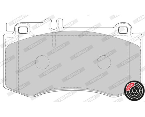Brake Pad Set, disc brake PREMIER ECO FRICTION FDB4694 Ferodo, Image 6
