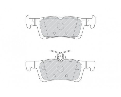 Brake Pad Set, disc brake PREMIER ECO FRICTION FDB4695 Ferodo, Image 2