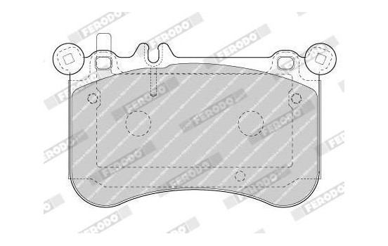 Brake Pad Set, disc brake PREMIER ECO FRICTION FDB4696 Ferodo, Image 4