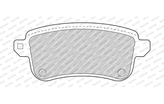 Brake Pad Set, disc brake PREMIER ECO FRICTION FDB4699 Ferodo, Image 3