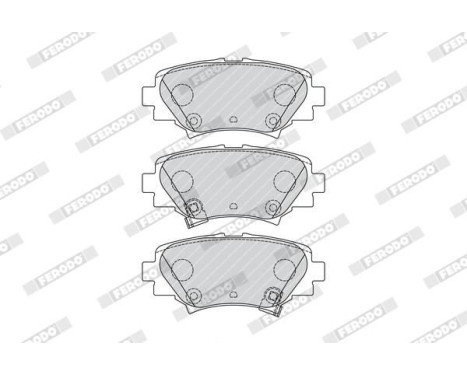 Brake Pad Set, disc brake PREMIER ECO FRICTION FDB4700 Ferodo, Image 3