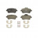 Brake Pad Set, disc brake PREMIER ECO FRICTION FDB4701 Ferodo