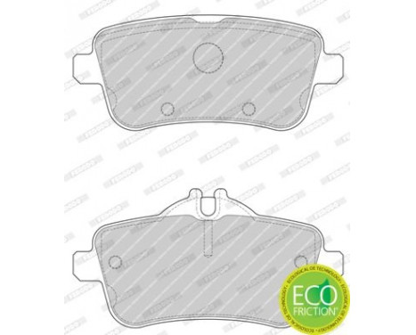 Brake Pad Set, disc brake PREMIER ECO FRICTION FDB4701 Ferodo, Image 3