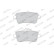 Brake Pad Set, disc brake PREMIER ECO FRICTION FDB4701 Ferodo, Thumbnail 2