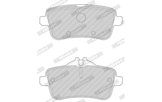 Brake Pad Set, disc brake PREMIER ECO FRICTION FDB4701 Ferodo, Image 3