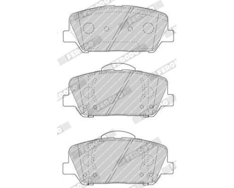 Brake Pad Set, disc brake PREMIER ECO FRICTION FDB4703 Ferodo, Image 3
