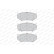 Brake Pad Set, disc brake PREMIER ECO FRICTION FDB4705 Ferodo, Thumbnail 2