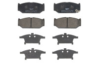 Brake Pad Set, disc brake PREMIER ECO FRICTION FDB4705 Ferodo