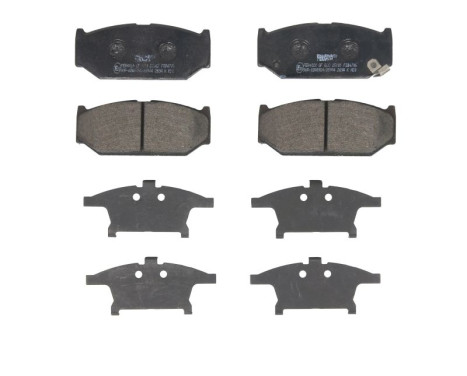 Brake Pad Set, disc brake PREMIER ECO FRICTION FDB4705 Ferodo