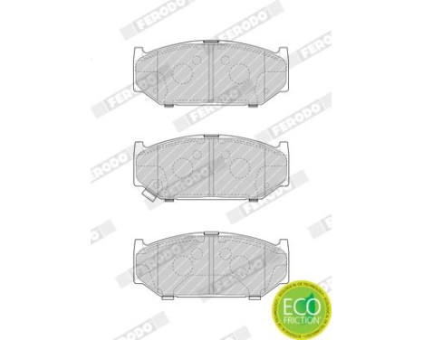 Brake Pad Set, disc brake PREMIER ECO FRICTION FDB4705 Ferodo, Image 4