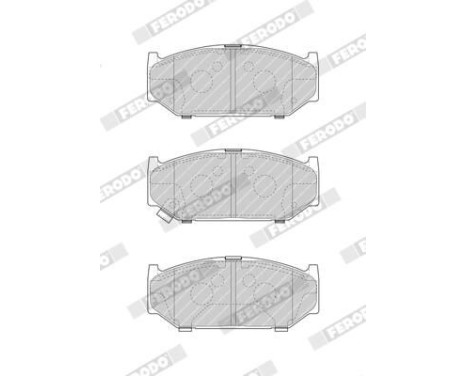 Brake Pad Set, disc brake PREMIER ECO FRICTION FDB4705 Ferodo, Image 4