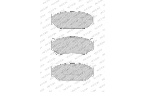 Brake Pad Set, disc brake PREMIER ECO FRICTION FDB4705 Ferodo, Image 4