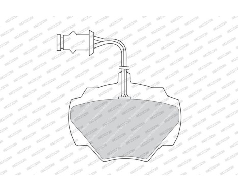 Brake Pad Set, disc brake PREMIER ECO FRICTION FDB471 Ferodo, Image 4